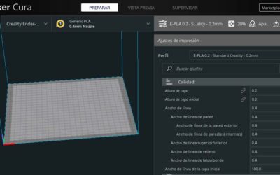 Descargar perfiles de Cura para Ender 3 Pro (PLA, PETG y ABS)
